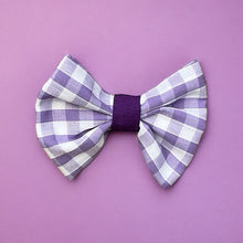 Load image into Gallery viewer, Lilac Gingham